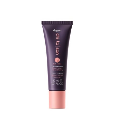 Dyson Chitosan Prestyling Hair Cream Straight To Wavy Rich Conditioning 30ml