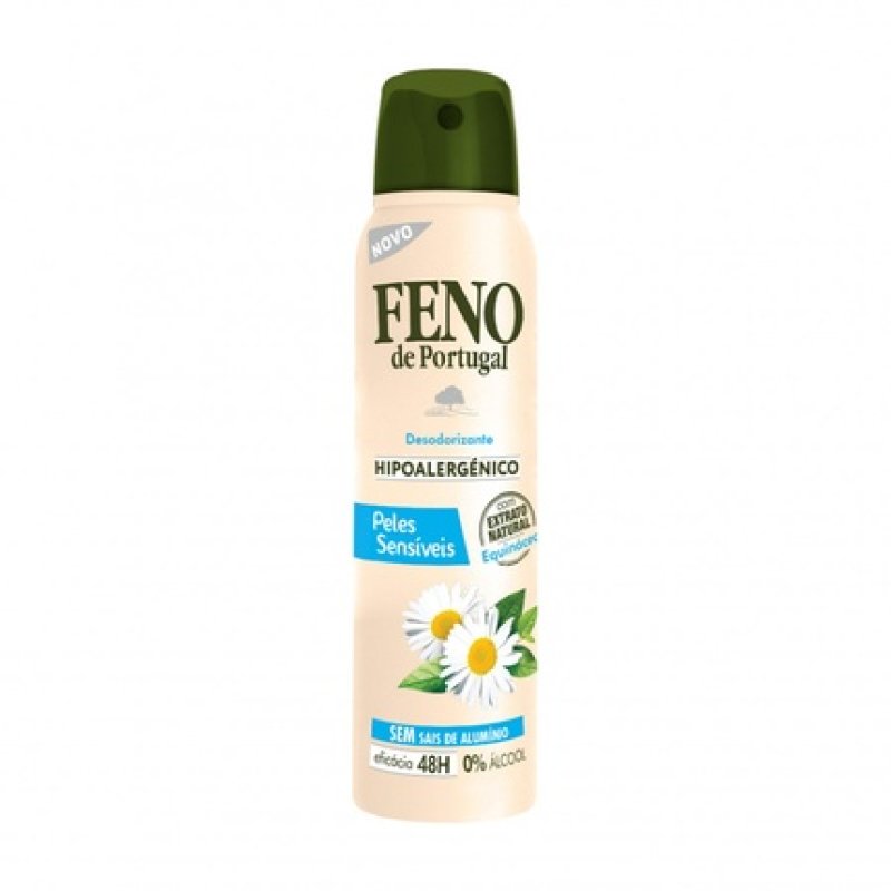 Feno Portugal Deodorant Spray Sensitive Skin 48h For Women 150 Milliliters