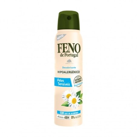 Feno Portugal Deodorant Spray Sensitive Skin 48h For Women 150 Milliliters