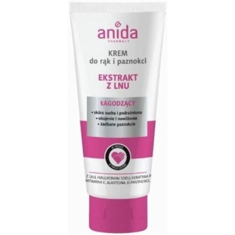 Anida Hand Cosmetics Hand and Nail Cream Flax Flower 100ml
