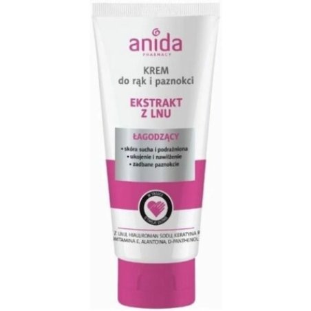 Anida Hand Cosmetics Hand and Nail Cream Flax Flower 100ml