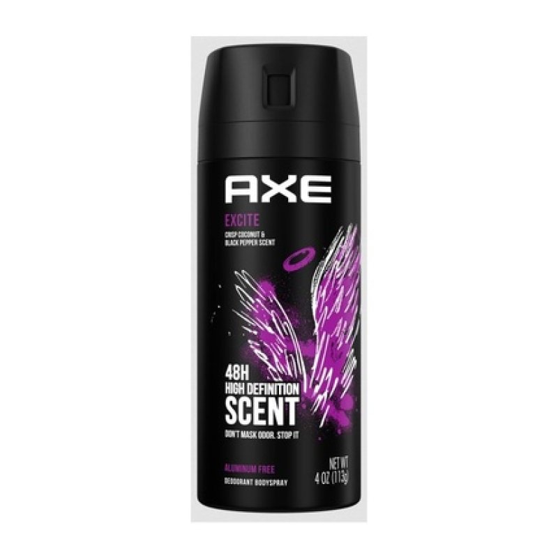 Axee Deodorant Spray Excite 48h For Men 150 Milliliters