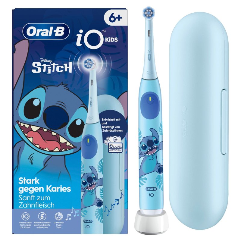 Oral-B iO Kids Stitch Enfant Brosse à dents rotative Bleu