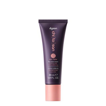 Dyson Chitosan Prestyling Hair Cream Curly To Coily Rich Conditioning 30ml