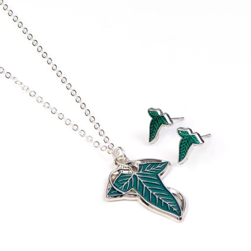 SEIGNEUR DES ANNEAUX - Coffret Lorien - Collier &Boucles d'Oreilles