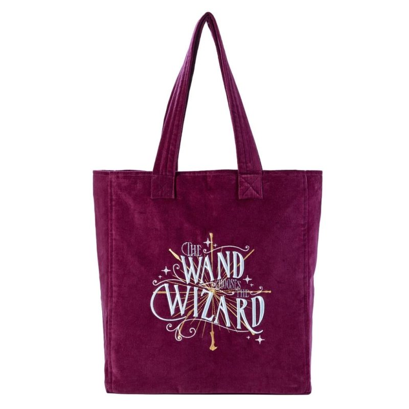 HARRY POTTER - Baguette - Sac Premium Brodé et Velours