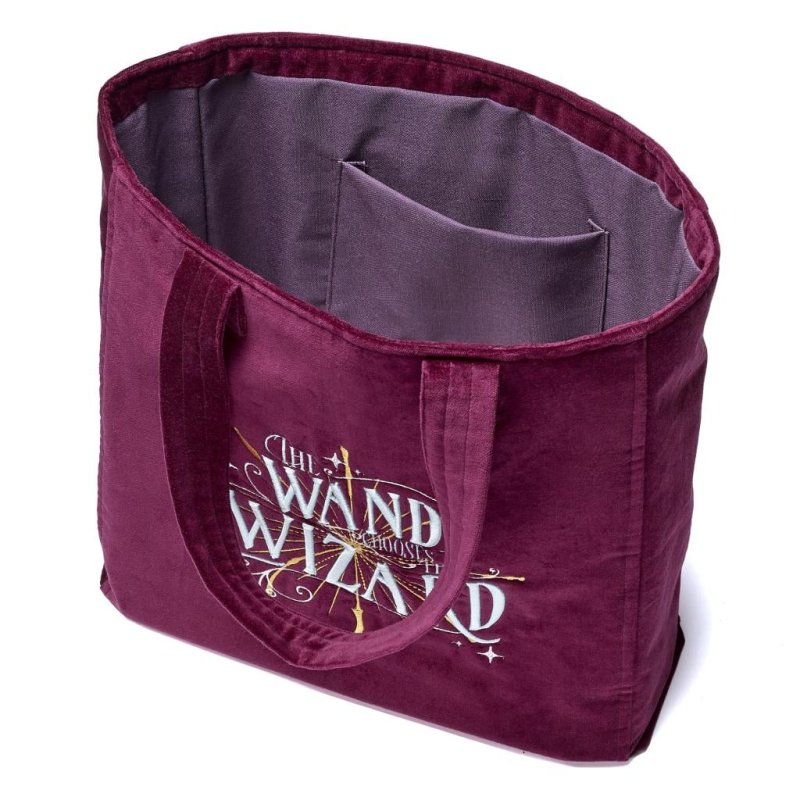 HARRY POTTER - Baguette - Sac Premium Brodé et Velours
