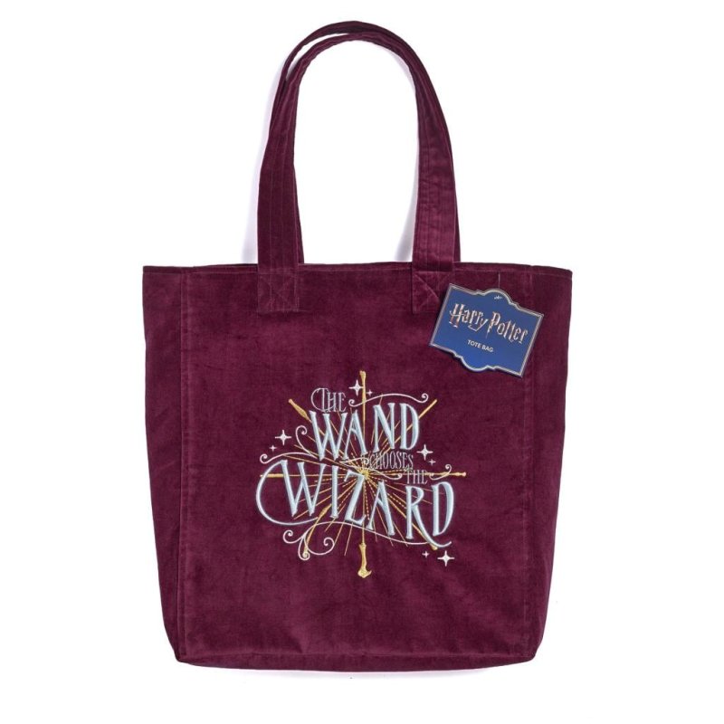 HARRY POTTER - Baguette - Sac Premium Brodé et Velours