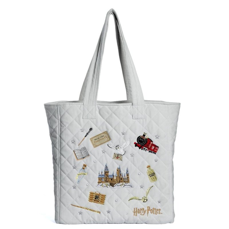 HARRY POTTER - Symboles - Sac Premium Brodé et Velours