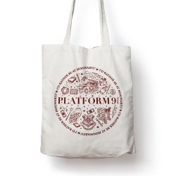 HARRY POTTER - Plateforme 9 3/4 - Tote Bag - 36x42cm