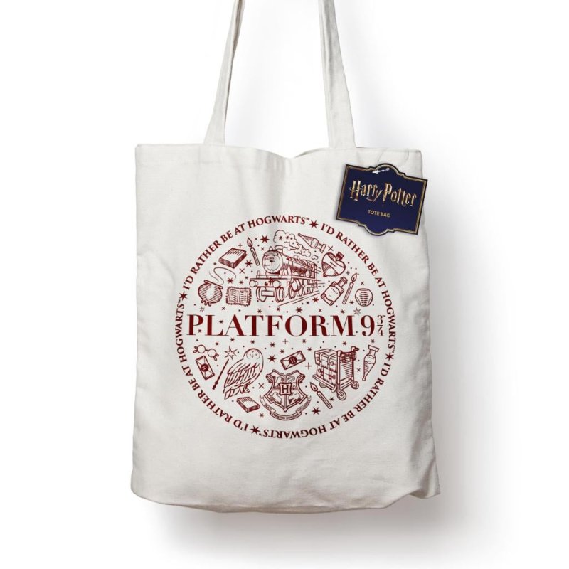 HARRY POTTER - Plateforme 9 3/4 - Tote Bag - 36x42cm