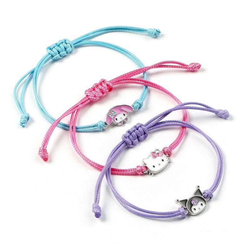 HELLO KITTY & Friends - Set de 3 Bracelets de l'Amitité