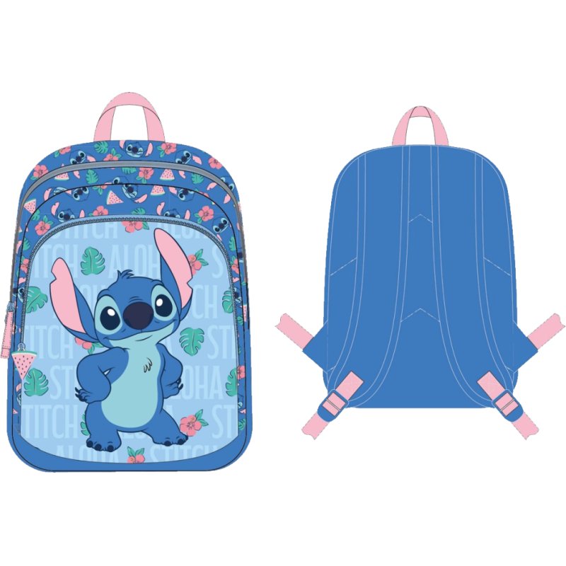 STITCH - Watermelon - Sac à Dos 2 Compartiments '38x28x16cm'