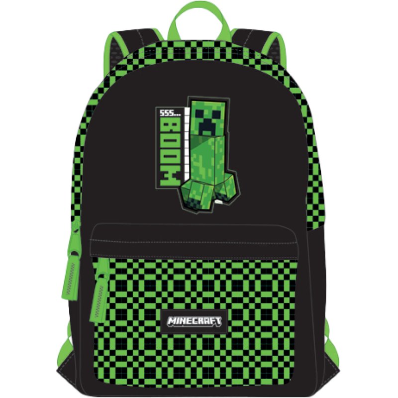 MINECRAFT - Boom - Sac à Dos 1 Comp. poche '42x30x18cm'