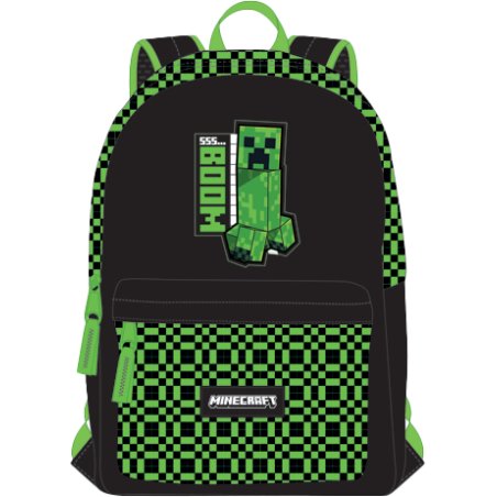 MINECRAFT - Boom - Sac à Dos 1 Comp. poche '42x30x18cm'