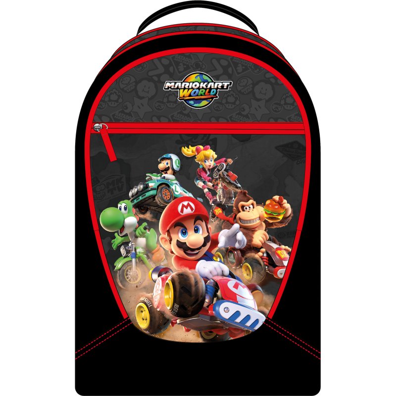 MARIO KART WORLD - Sac à Dos 3 Compartiments '32x45x18cm'