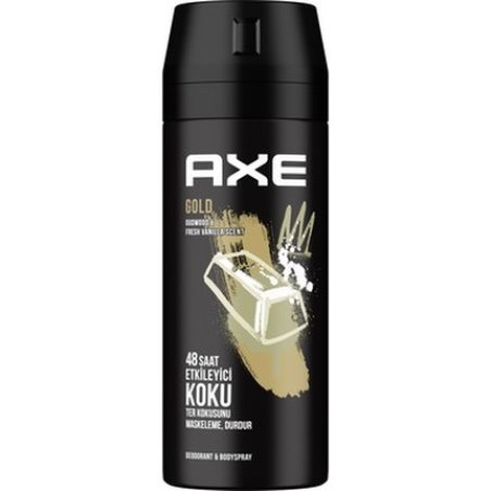 Axee Deodorant Spray Gold 48h For Men 150 Milliliters