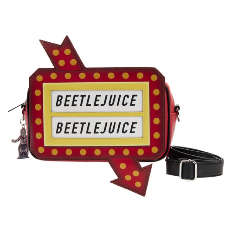 BEETLEJUICE - Graveyard sign - Sac Bandoulière LoungeFly