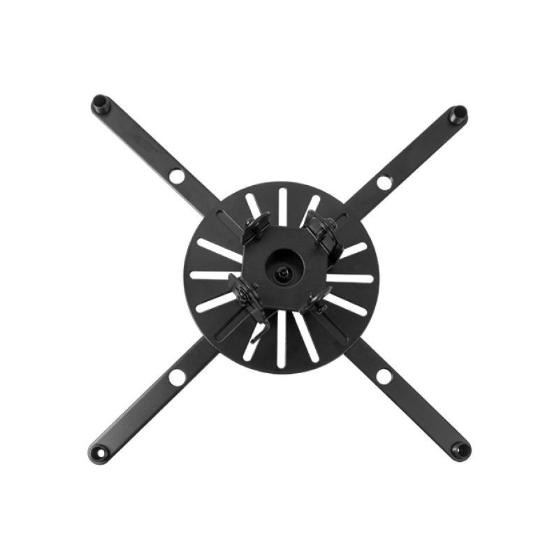 B-Tech SYSTEM 2 - Extra-Large Projector Ceiling Mount with Micro-adjustment - 1m Ø50mm Pole