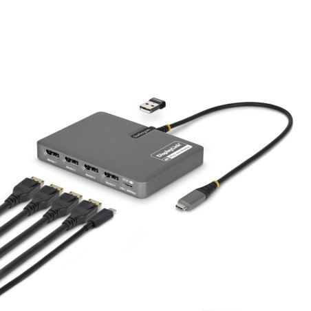 ADAPTATEUR USB-C VERS STATION DE TRAVAIL 4 CRAN DP 4K 60HZ