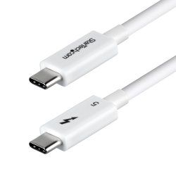 StarTech.com 3ft (1m) Thunderbolt 5 Cable, 80Gbps/Up to 120Gbps, 240W PD, 8K 60Hz, Certified Thunderbolt Cable,