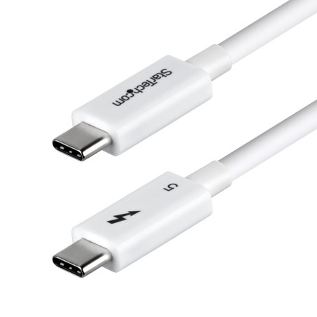 StarTech.com 2.6ft (80cm) Thunderbolt 5 Cable, 80Gbps/Up to 120Gbps, 240W PD, 8K 60Hz, Certified Thunderbolt Cable,
