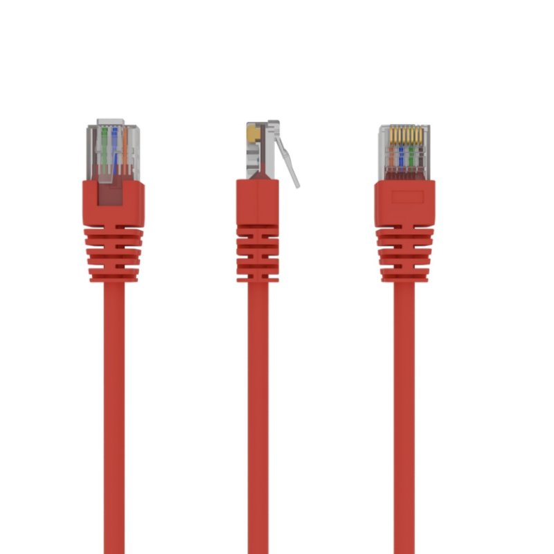 CABLE RED GEMBIRD UTP CAT5E 1M ROJO