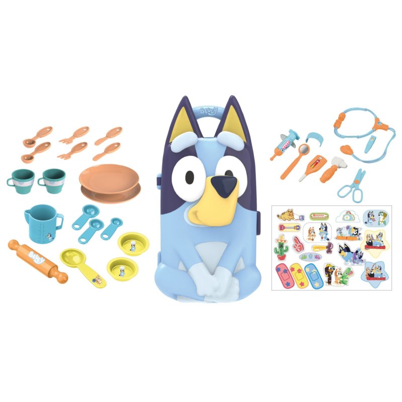 Bluey - Kombi playset with 29 pieces (90391)