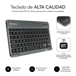 FUNDA CON TECLADO KEYTAB PRO BT SAMSUNG GALAXY TAB A9 11"