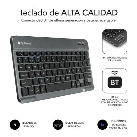 FUNDA CON TECLADO KEYTAB PRO BT SAMSUNG GALAXY TAB A9 11"