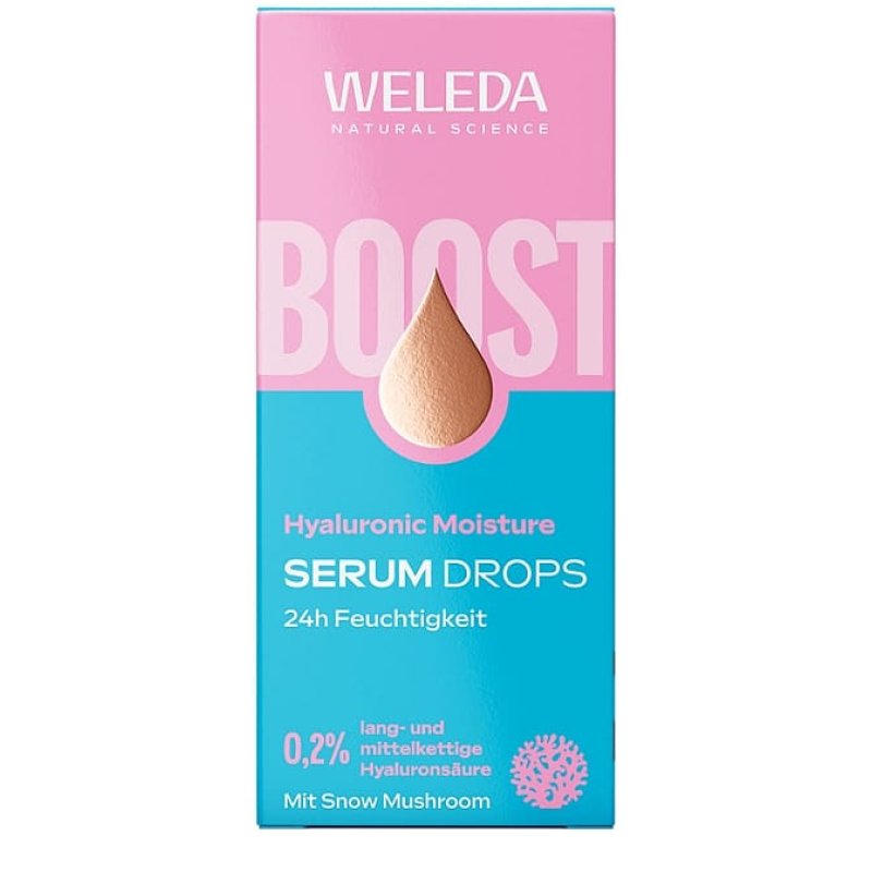 Weleda Hyaluronic Moisture Serum Drops Sérum visage 30 ml Femmes