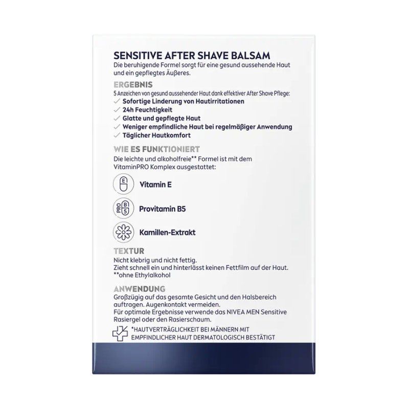NIVEA 4006000195070 after shave care After shave lotion 100 ml