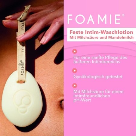 Foamie Solid Wash Lotion for Women pH Neutral Shower Gel for Naturally Gentle Skin