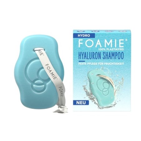 Foamie Solid Shampoo Hydro with Hyaluronic Acid Moisture Boost for Dry Hair