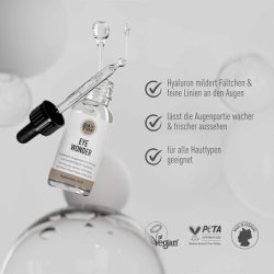 Anti-Aging Eye Serum with Hyaluronic Acid Vegan Silicone-Free Made in Germany