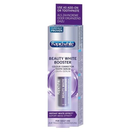 Rapid White Beauty White Booster Tooth Serum with Color Correction Technology