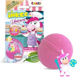 Inkee Surprise Unicorn Professions Bath Bomb for Kids with Surprise
