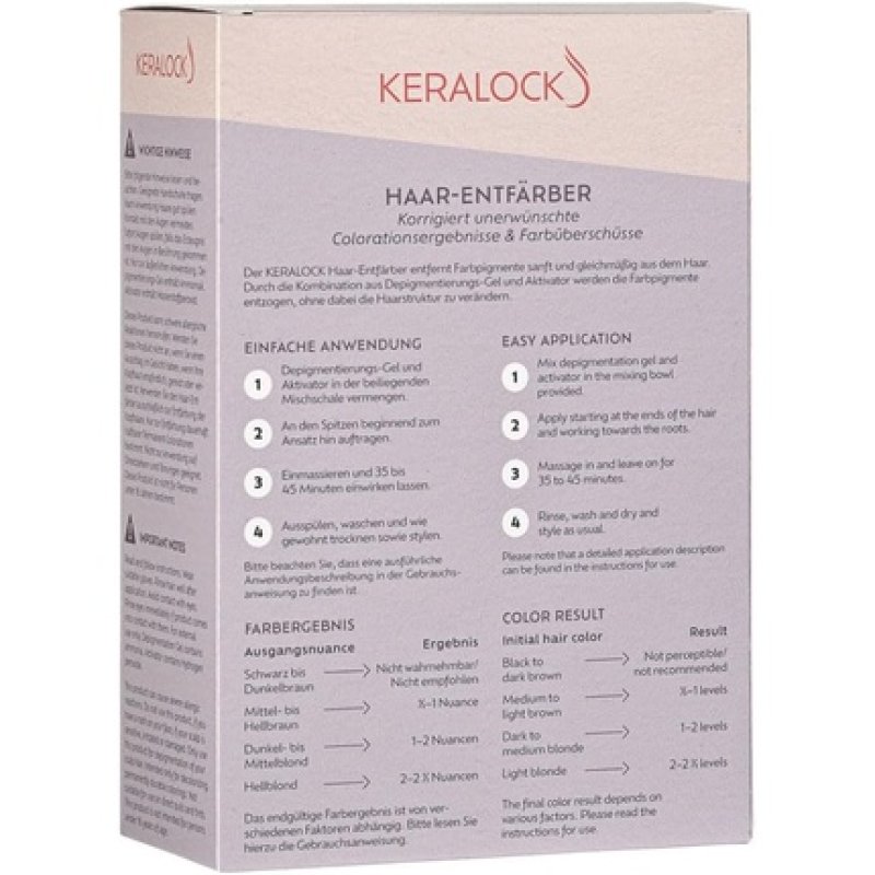 Keralock Hair Discolorer