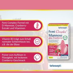 Tetesept Femi Complex Mannose Plus Cranberry