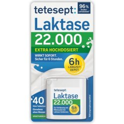 Tetesept Lactase 22000 40 Tablets