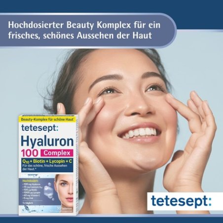 Tetesept Hyaluron 100 Complex Dietary Supplement 30 Tablets