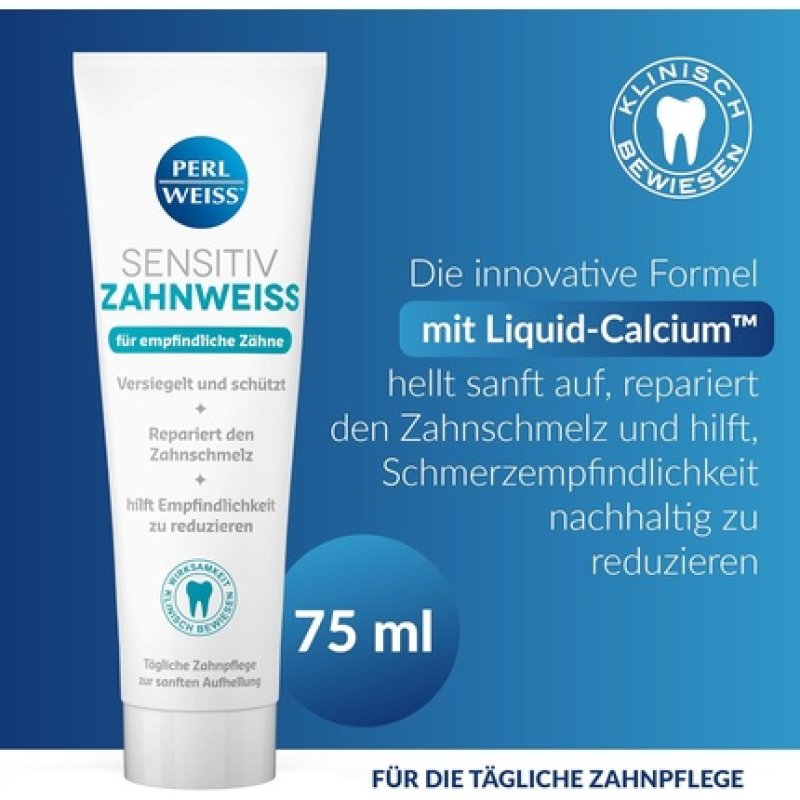 Perlweiss Sensitive Teeth Whitening for Sensitive Teeth 75ml