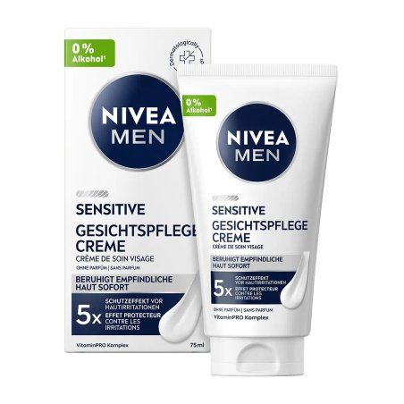 Nivea Men Creme Sensitive 75ml Gentle Moisturizer For Sensitive Skin