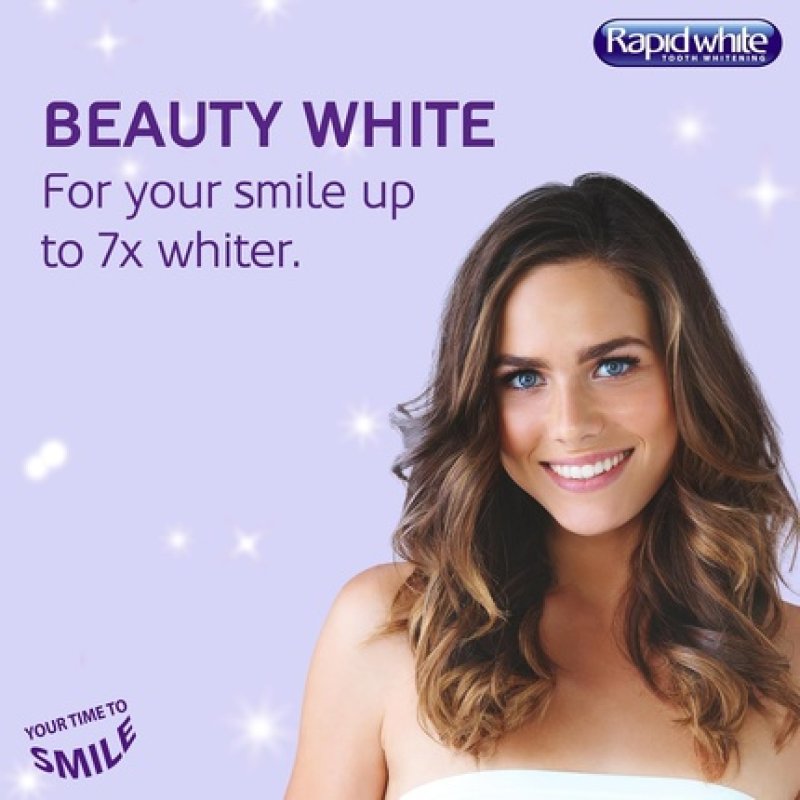 Rapid White Beauty White Colour Corrector Toothpaste 75ml - Instantly 7x Whiter