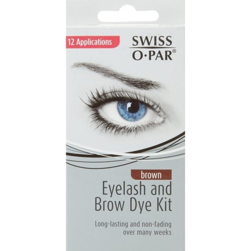 Swissopar Eyebrow and Eyelash Tint Brown 12 Applications
