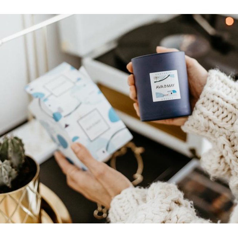 A&M Scented Candle Santorini 180g