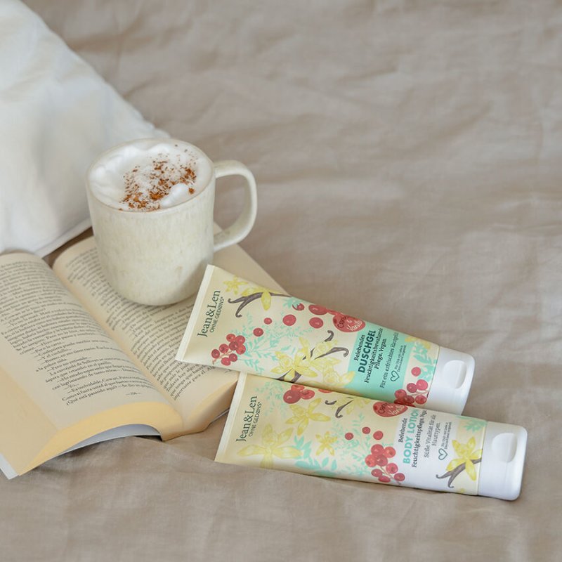 Jean & Len Cranberry & Vanilla Shower Gel pH Balanced for Skin Invigorating Shower Experience