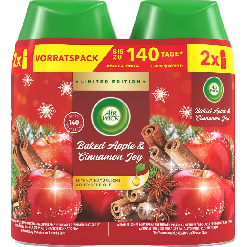 Air Wick Baked Apple & Cinnamon Joy diffuseur Intérieure Spray 250 ml