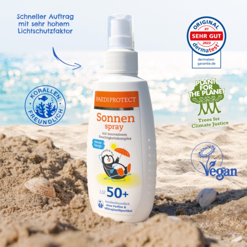Paediprotect Sonnenspray LSF 50 Sunscreen spray Body Adults & Children