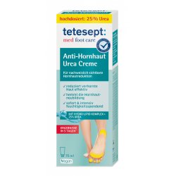 Tetesept Anti-Hornhaut Urea Creme 75 ml Crème de pieds